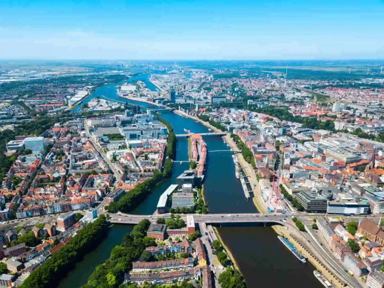 Bremen Altstadt Luftaufnahme