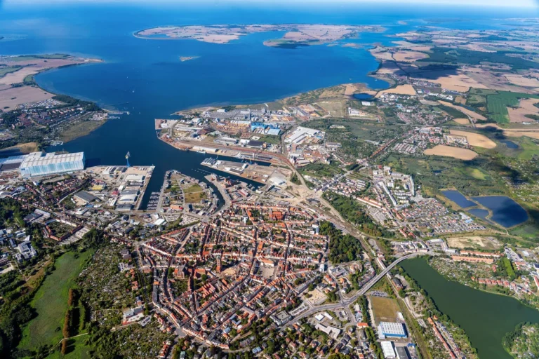 Wismar Rundflug Luftaufnahme